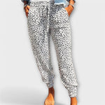 Caridad | Pantalón ancho con estampado de leopardo