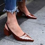 Carlota | Zapatos de salón de horma ancha con plantilla de apoyo