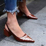 Carlota | Zapatos de salón de horma ancha con plantilla de apoyo