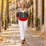 Cayetana | Cárdigan de punto cómodo con botones, en la calle