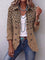 Cayetana | Chaqueta vintage con volantes y estampado de leopardo degradado