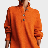 Cayetana | Vestido de invierno elegante con botones