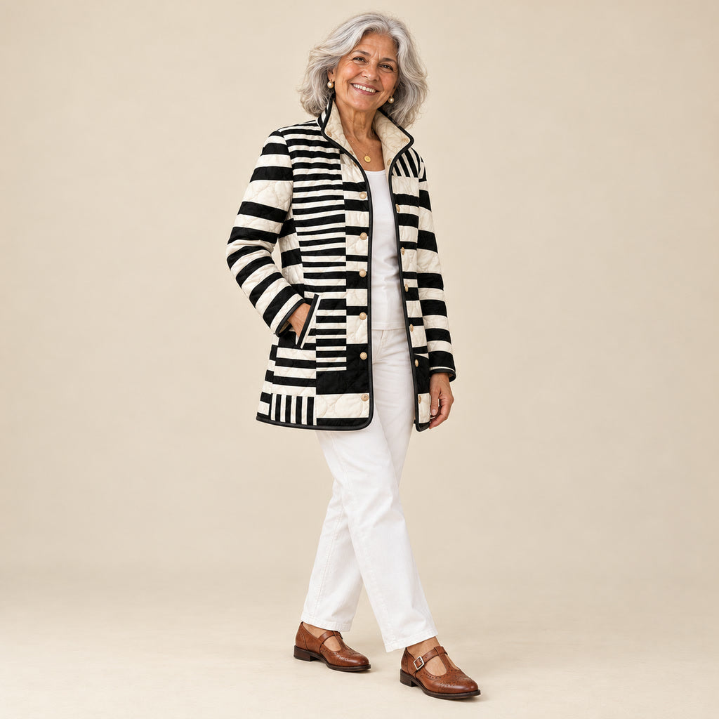 Cecilia | Chaqueta acolchada, vista de tres cuartos