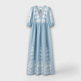 Celestina | Vestido estampado de elegancia natural