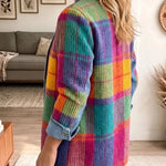 Celsa | Chaqueta vaquera patchwork de cuadros