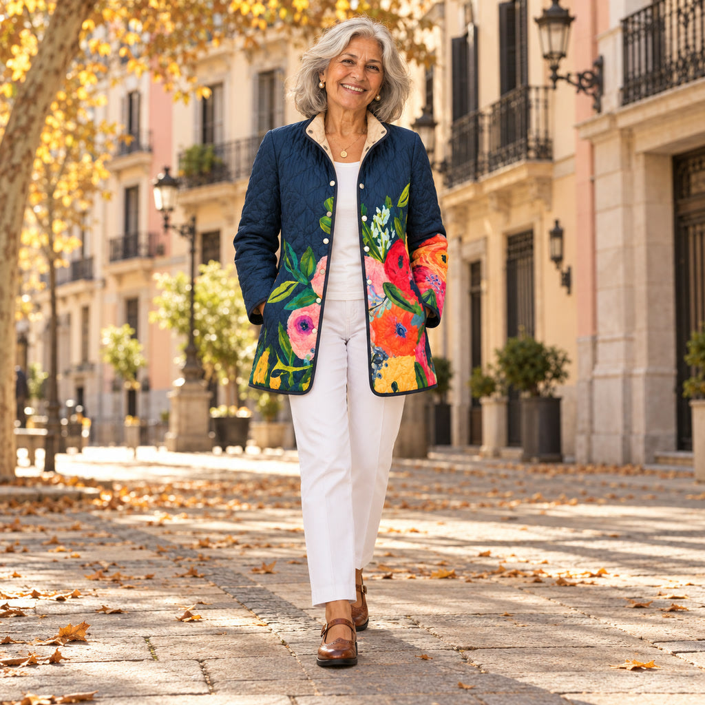 Clementina | Chaqueta acolchada, en la calle