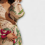 Concepción | Vestido largo con cinturón anudado