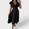 Constanza | Vestido elegante con cuello en V y silueta fluida