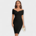 Cristina | Vestido elegante con cuello en V