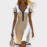 Delfina | Vestido midi elegante estilo sirena