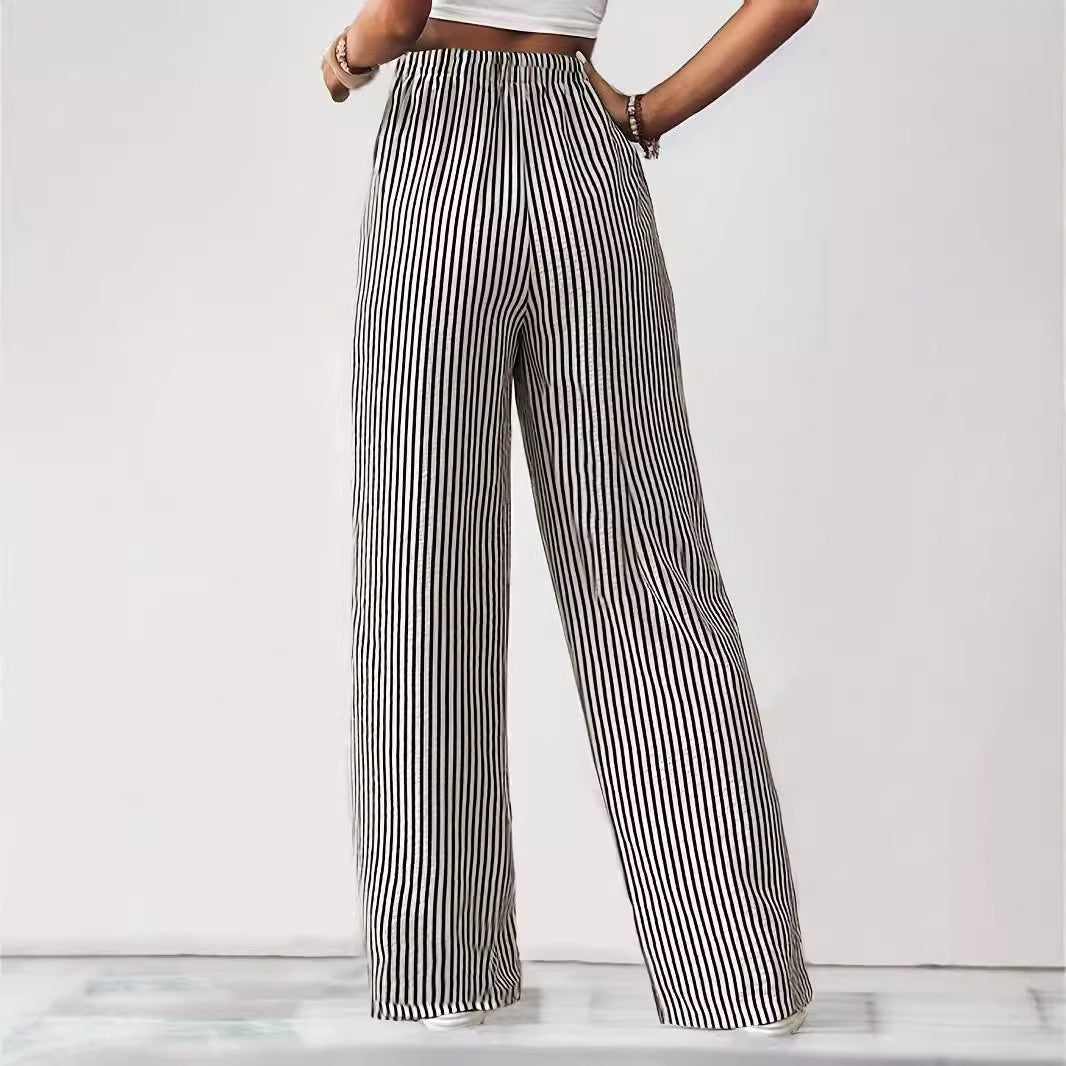 Dorotea | Pantalón de rayas de pierna ancha
