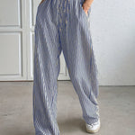 Dorotea | Pantalón de rayas de pierna ancha