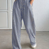 Dorotea | Pantalón de rayas de pierna ancha