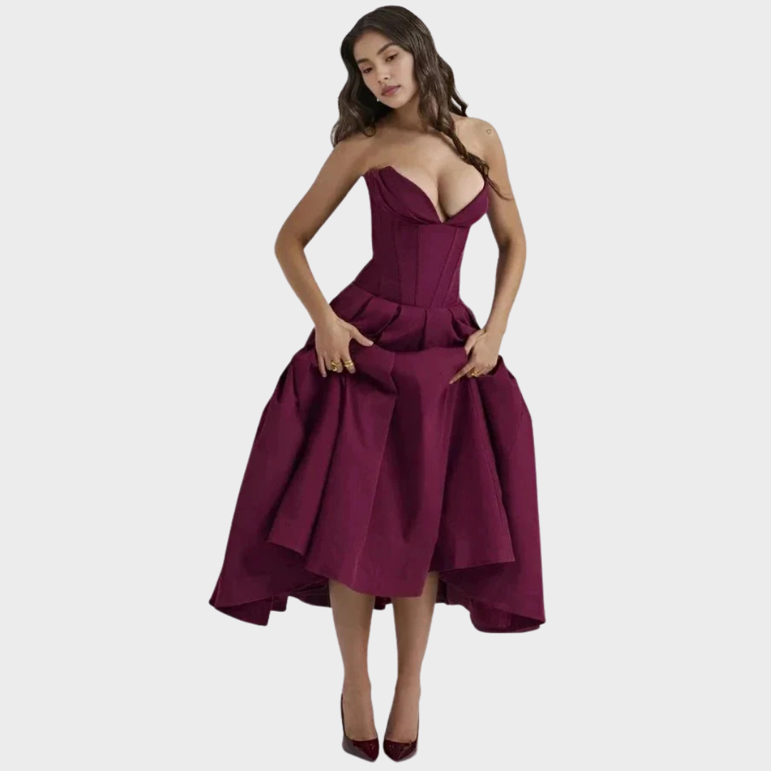 Dorotea | Vestido midi elegante para mujer