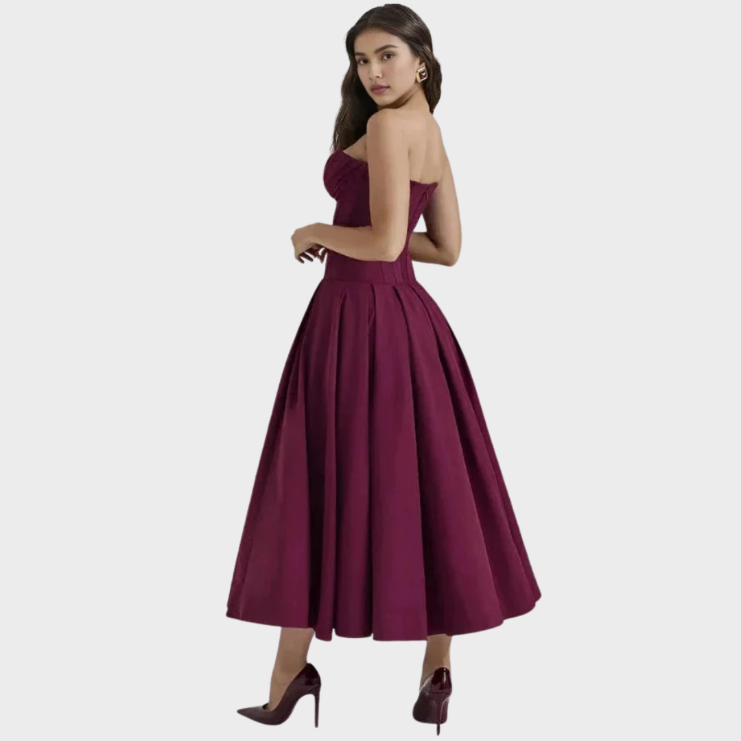 Dorotea | Vestido midi elegante para mujer