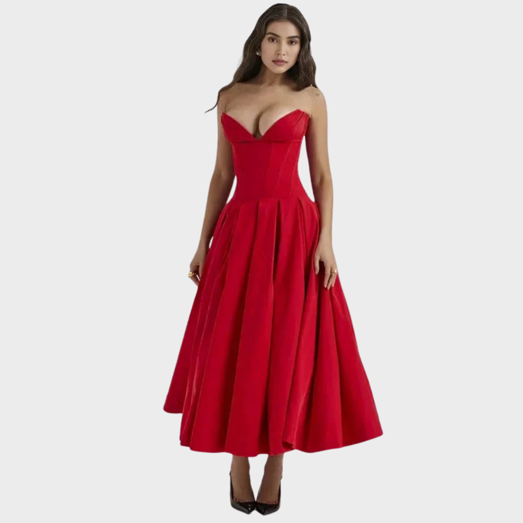 Dorotea | Vestido midi elegante para mujer