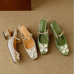 Eider | Zapatos elegantes con detalle floral