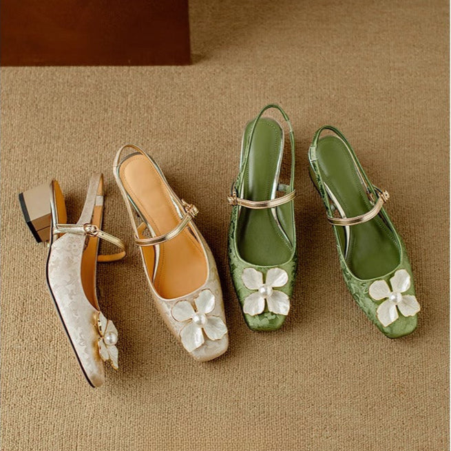 Eider | Zapatos elegantes con detalle floral