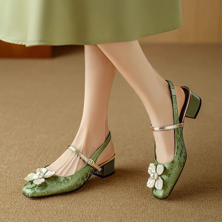 Eider | Zapatos elegantes con detalle floral