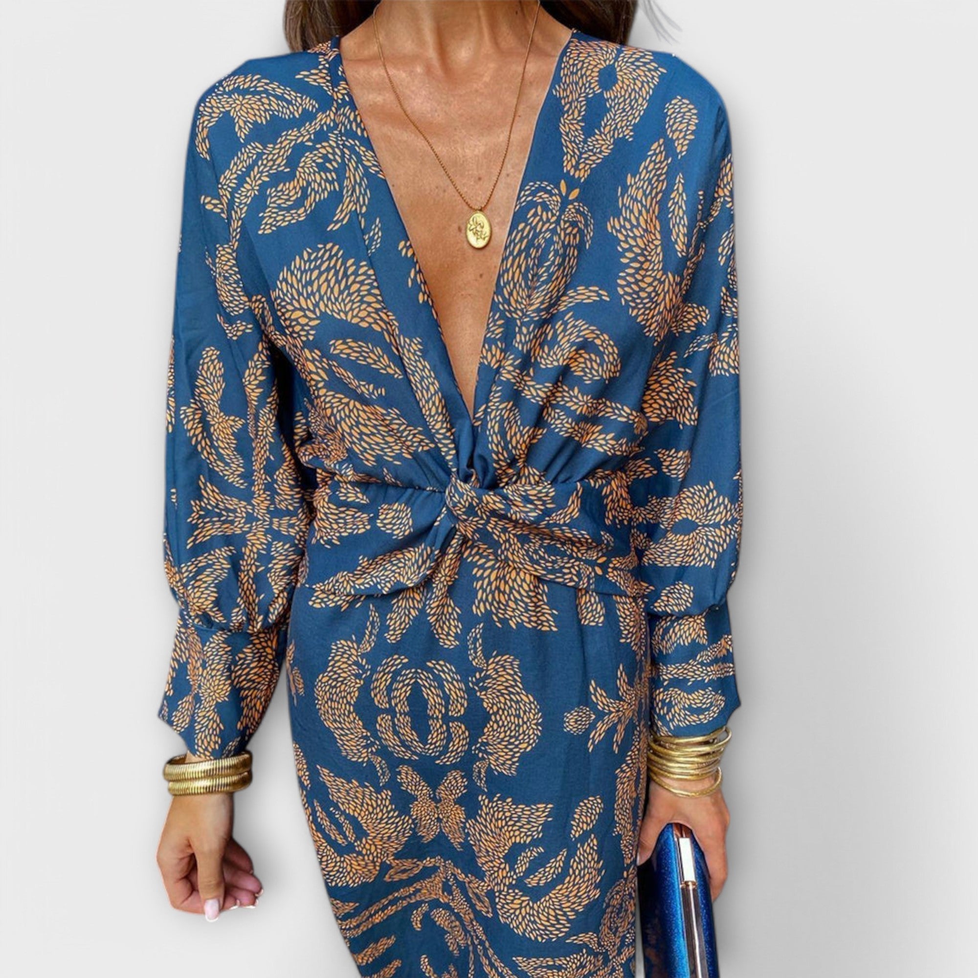 Eladia | Vestido elegante de manga larga