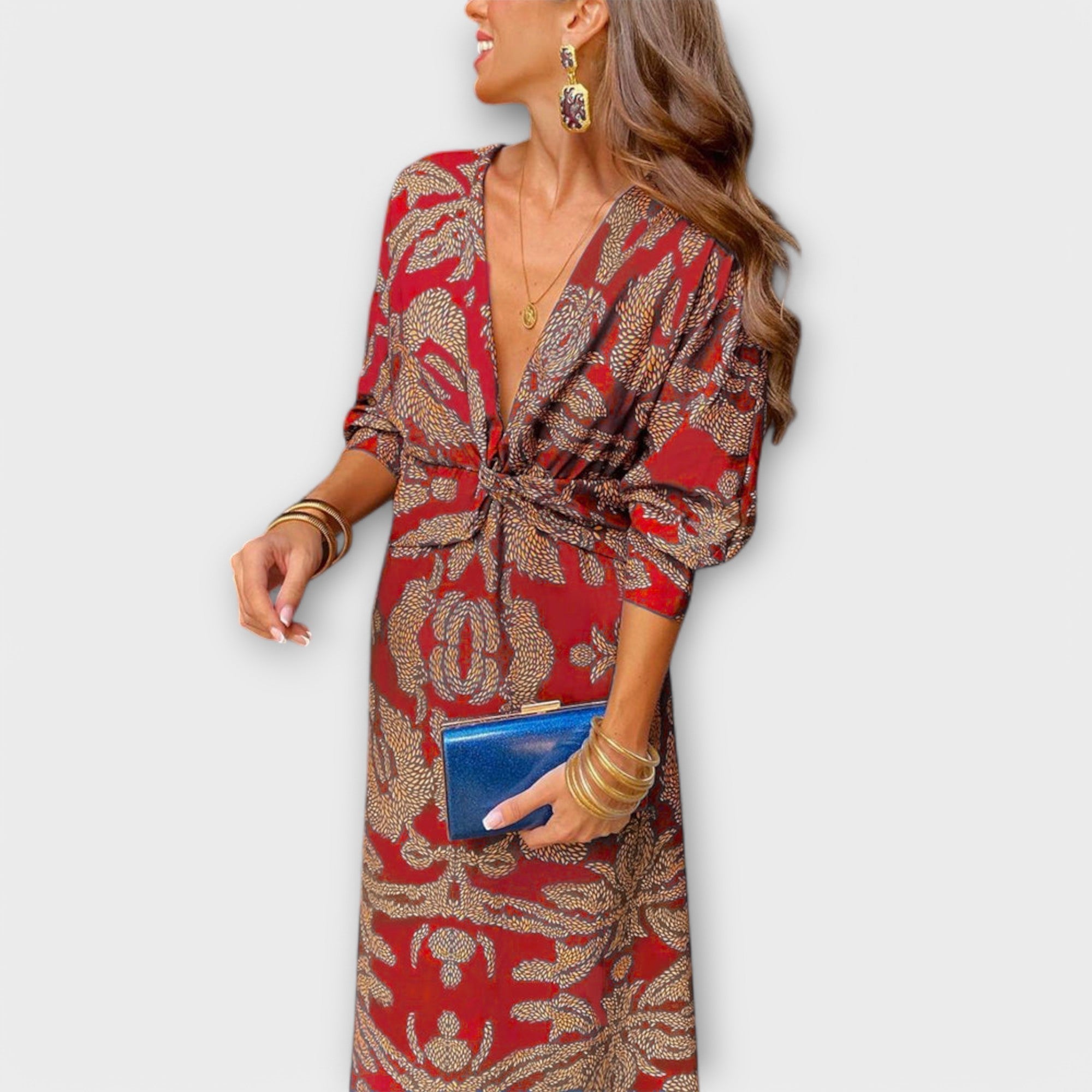 Eladia | Vestido elegante de manga larga