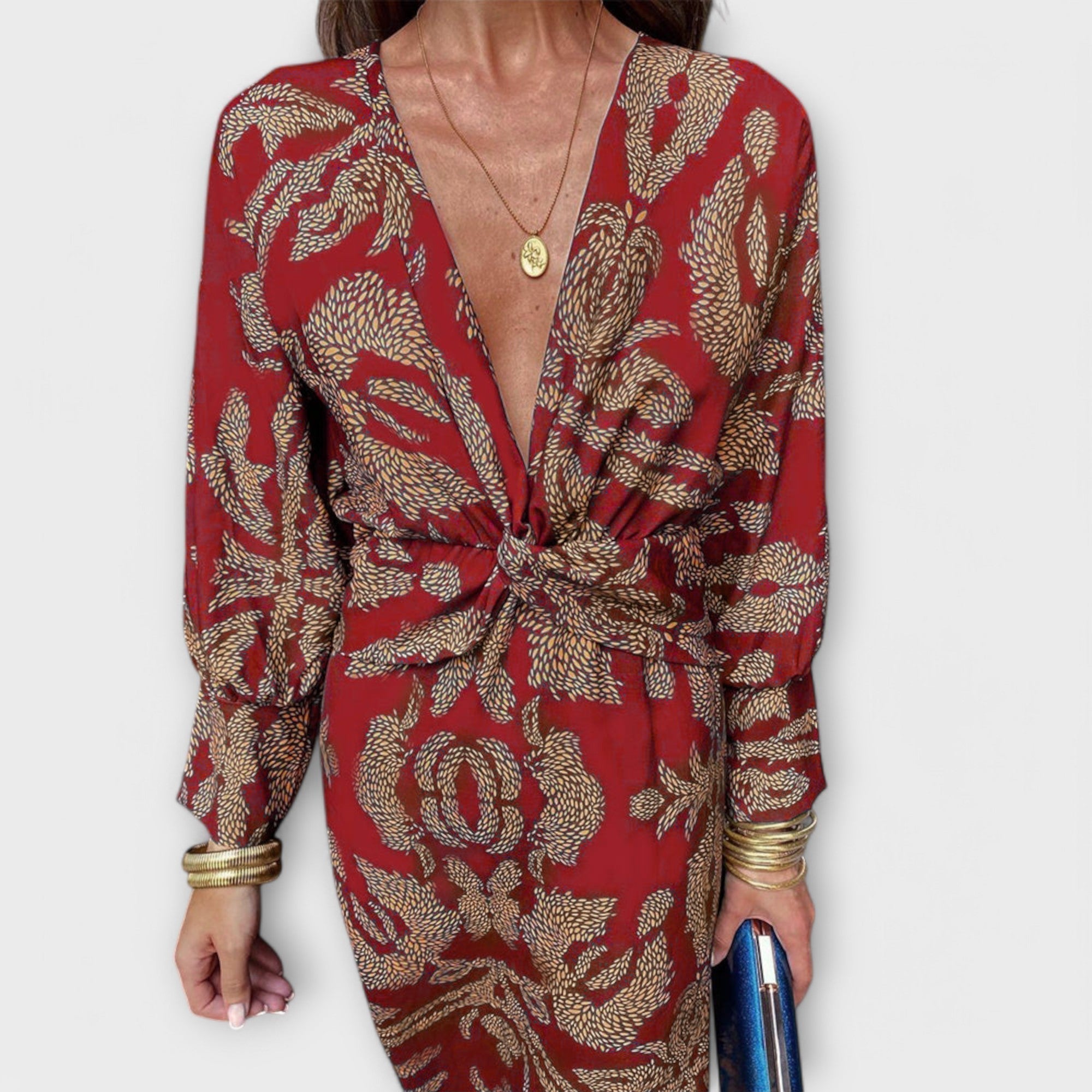 Eladia | Vestido elegante de manga larga