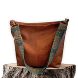 Elba | Bolso bandolera de piel vintage