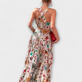 Elia | Conjunto elegante de falda de dos piezas
