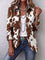 Elisenda | Chaqueta con volantes y estampado de vaca