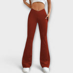 Elisenda | Pantalón amplio de pernera acampanada