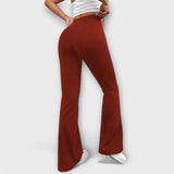 Elisenda | Pantalón amplio de pernera acampanada