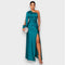 Elsa | Vestido largo elegante de un hombro