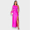 Elsa | Vestido largo elegante de un hombro