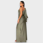 Elsa | Vestido largo elegante de un hombro
