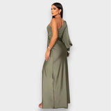 Elsa | Vestido largo elegante de un hombro