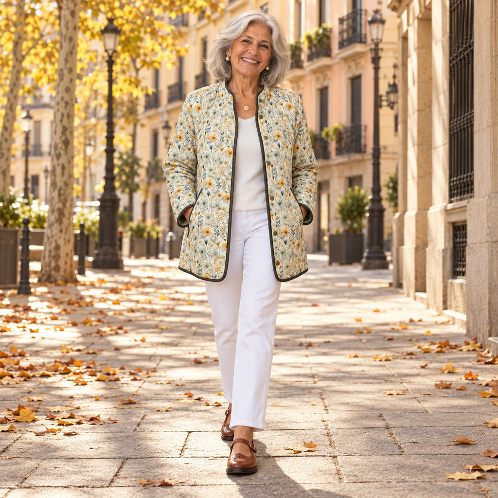 Elvia | Chaqueta acolchada, en la calle