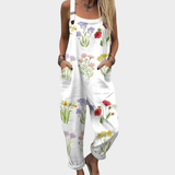 Elvia | Peto blanco con pradera de flores