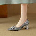 Elvira | Zapatos de salón con lentejuelas