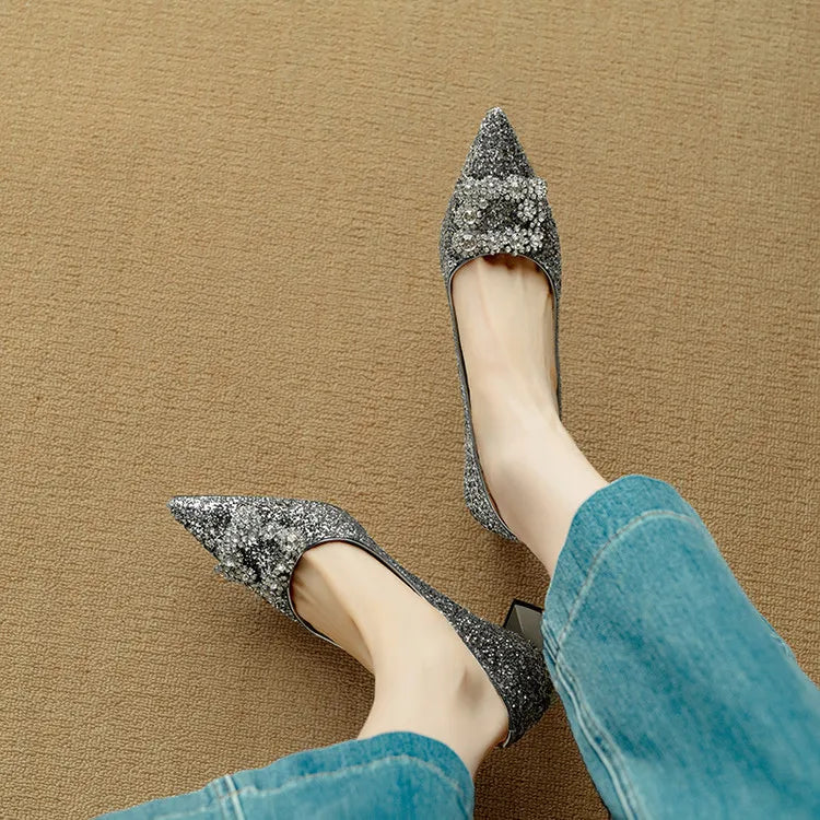Elvira | Zapatos de salón con lentejuelas