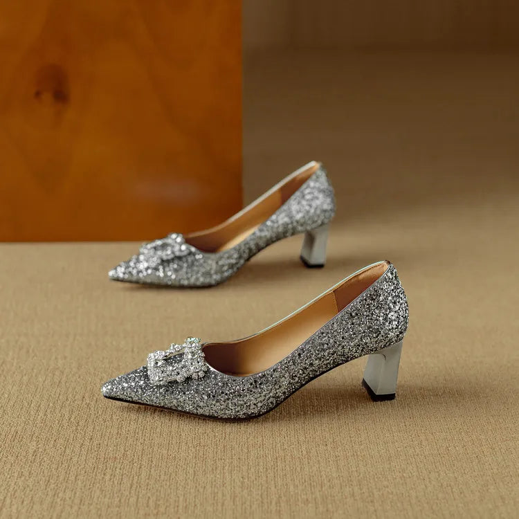 Elvira | Zapatos de salón con lentejuelas