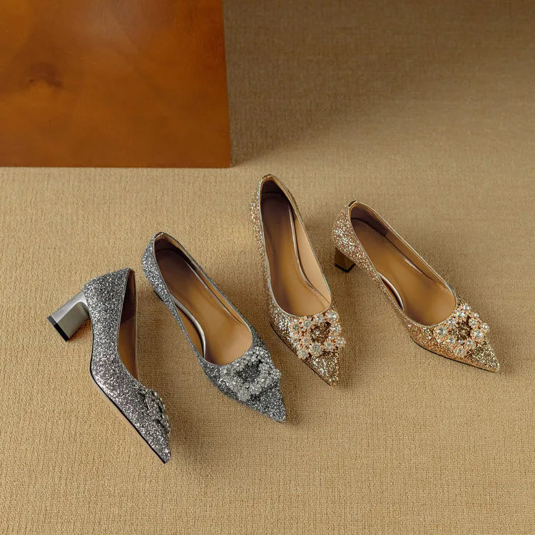 Elvira | Zapatos de salón con lentejuelas