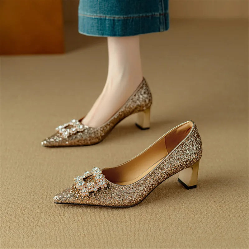 Elvira | Zapatos de salón con lentejuelas