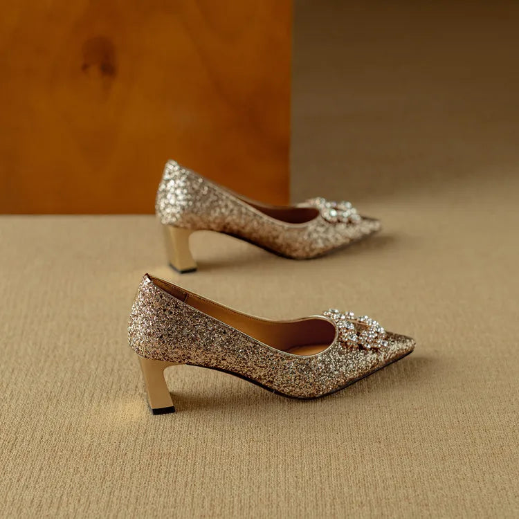 Elvira | Zapatos de salón con lentejuelas