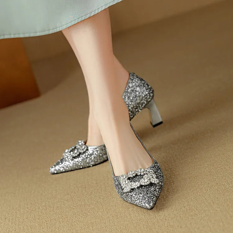 Elvira | Zapatos de salón con lentejuelas