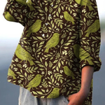 Encarnación | Blusa informal vintage con estampado floral