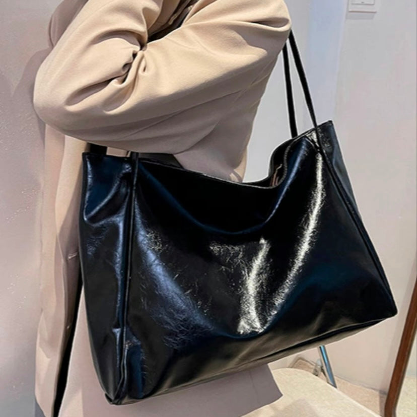 Encarnación | Bolso de piel brillante