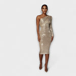Encarnación | Vestido con cuerpo cruzado