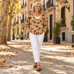 Erea | Cárdigan de punto cómodo con botones, en la calle