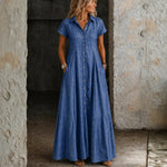 Erica | Vestido largo de denim
