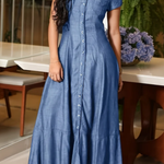 Erica | Vestido largo de denim
